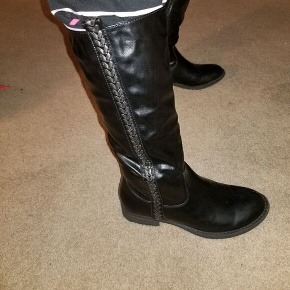 Lime light black boots size 7.   ^ - Picture 3 of 5